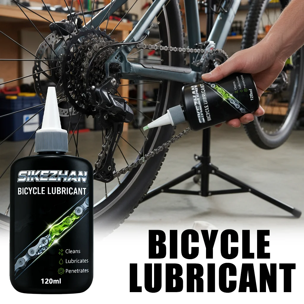 

Масло для велосипедной цепи, всепогодная смазка для горных/дорожных велосипедов, снижение трения и писк, плавное переключение, прочный антикоррозийный уход