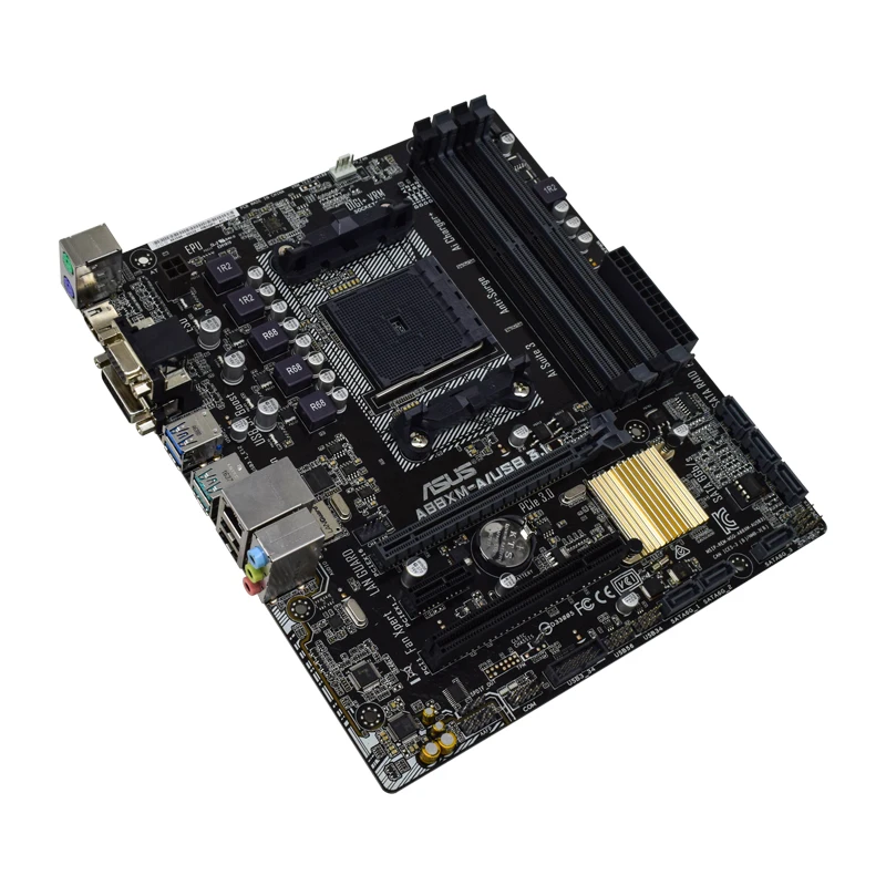 Imagem -03 - Asus-placa-mãe A88xm-a Usb 3.1 Soquete Fm2 Fm2 Mais Amd A88x Ddr3 32gb Pci-e 3.0 Micro Atx Suporte Amd A105800k A107800 Cpu