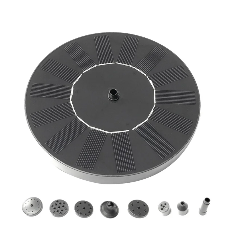 

Water Pump160mm Mini Solar Water Fountain Pool Pond Waterfall Garden Decoration Outdoor Bird Bath