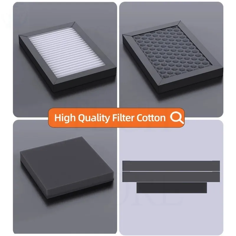 SK-102 メインカーボンフィルター 中型 Hepa フィルター プレフィルター 初期効果煙清浄機 コットン初期効果喫煙器具