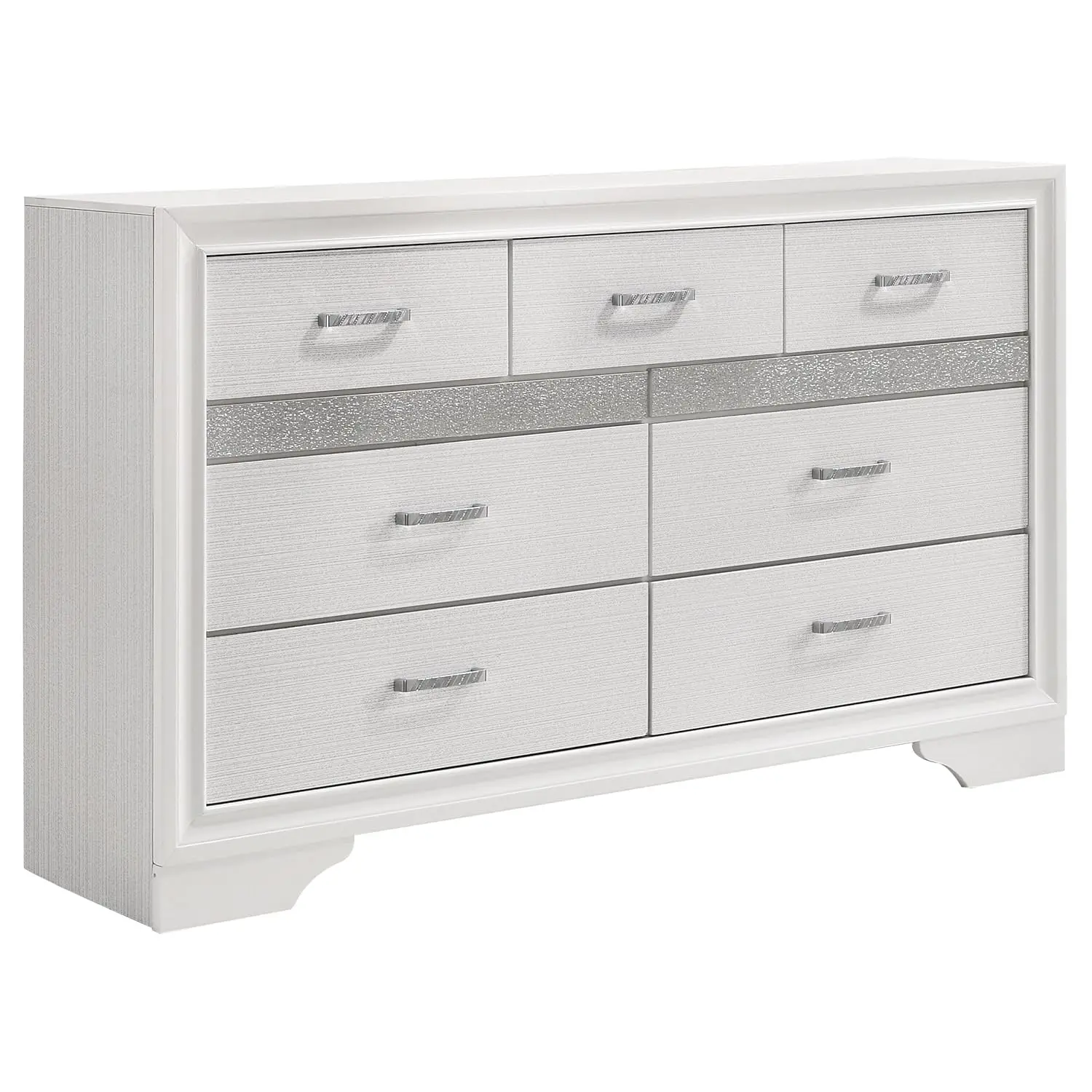 

Coaster Home Furnishings - Miranda - Wood - 7-Drawer Dresser with Contemporary Style, Felt-Lined Top, Hidden, Customized