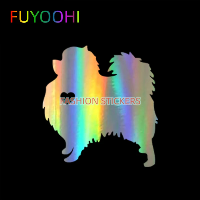 FUYOOHI модная виниловая наклейка на автомобиль «Я люблю мою шпинанскую собаку», Персонализируйте свою поездку с наклейками на машину