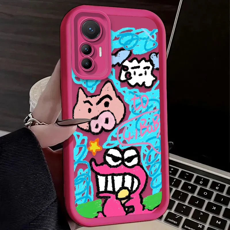Crayon Shin-chan Cute Graffiti Case For Xiaomi Mi 17 Pro Max 15 Ultra 14 13 12 12X 12S 11 Lite 5G NE 15T 14T 13T 12T 11T Pro view 6