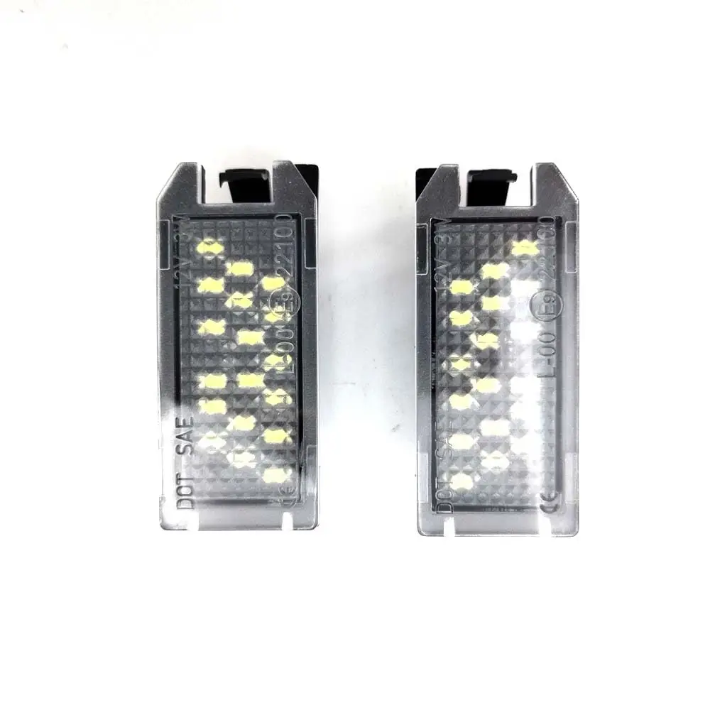 2x LED License Plate Light For Maserati Levante 2017-2020 Dodge Viper 2015-2017