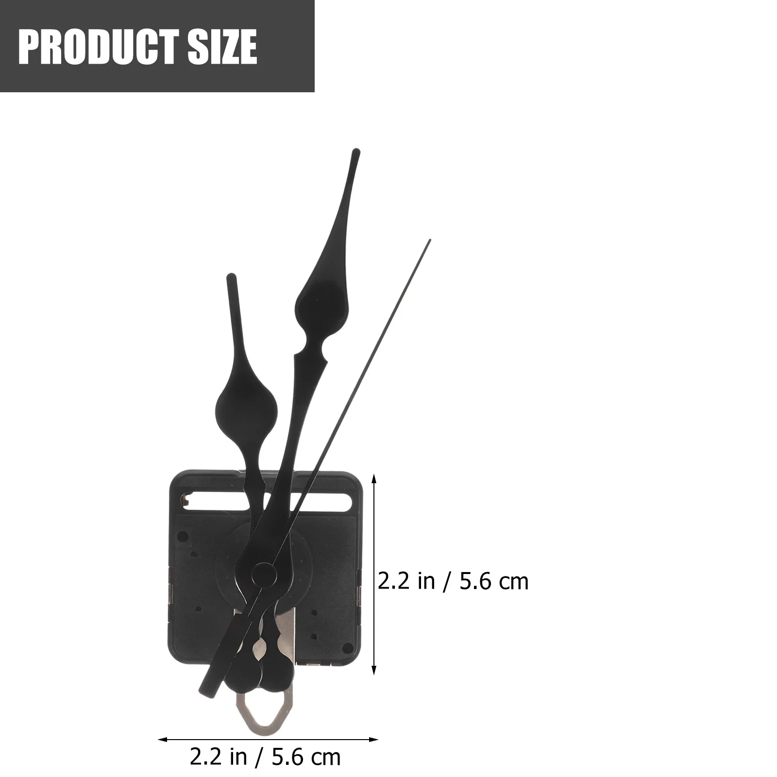 

1Set Clock Mechanism Silent Movement Replacement DIY Clock Parts Kit for Frameless Wall Clocks Cross Stitch Craft Repair