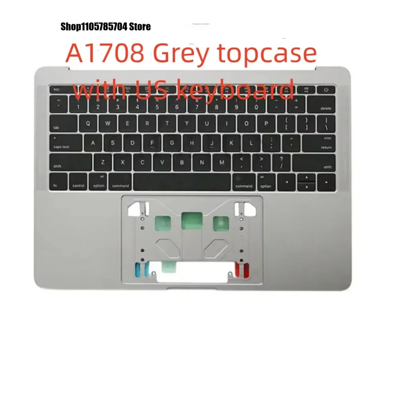 DL+95% New Laptop a1708 A1706 Top case For macbook pro Retina 13'' A1708 A1706 with touchbar Palmrest US Keyboard with Backlight