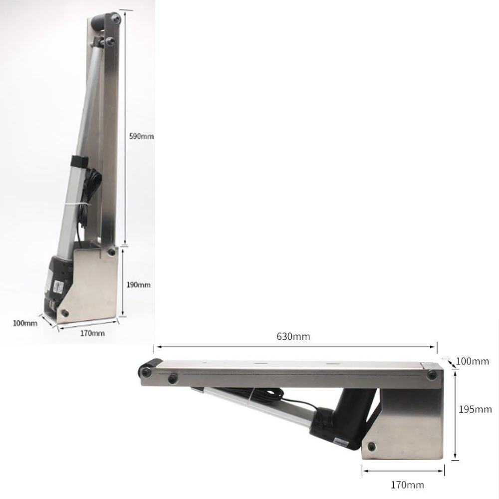 Heavy   Lift Support Arm   Linear Actuator Remote Control Automatic Hidden Door Basement Hatch Opener for Skylight