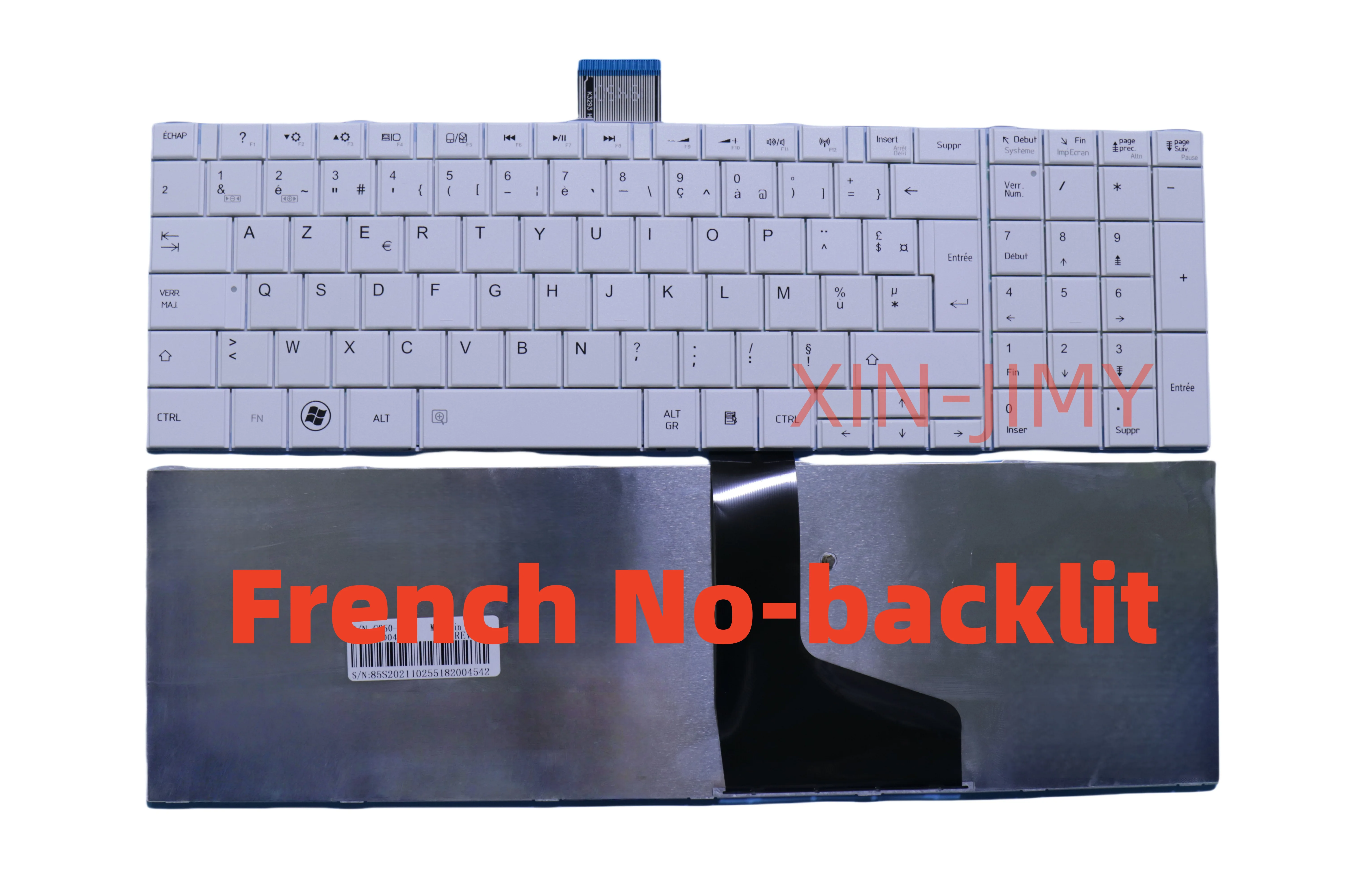 

Французская клавиатура для ноутбука TOSHIBA SATELLITE C850 C855D C850D C855 C870 C870D C875 C875D, белая, без подсветки