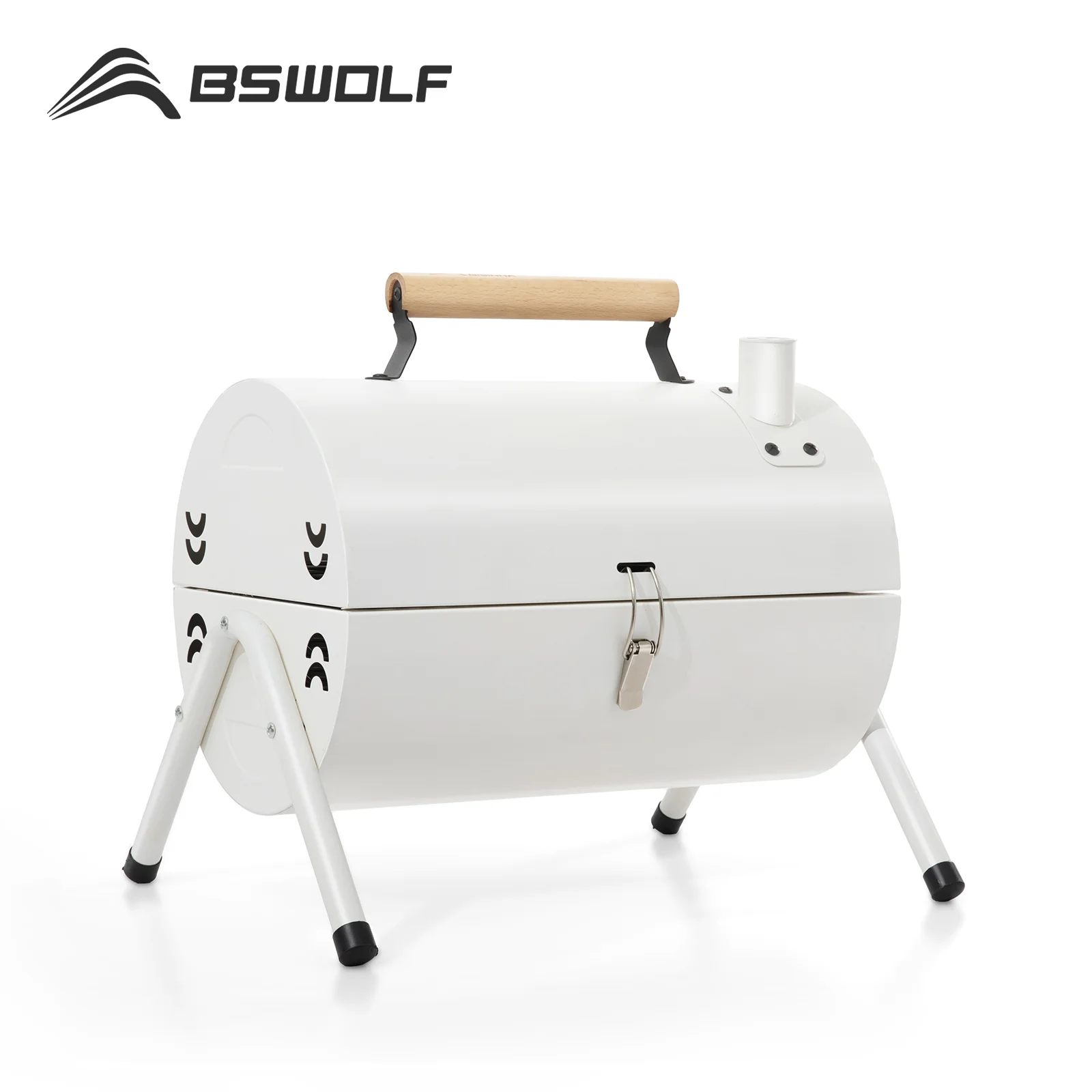 Imagem -06 - Bswolf Outdoor Portátil Churrasco Fogão Camping Bbq Charcoal Grill com Lado Duplo