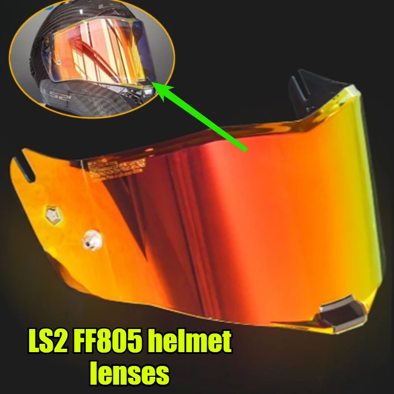 

LS2 FF805 Motorcycle Helmet Visor Sunshield High Strength Face Shield Replacement Parts capacete de moto