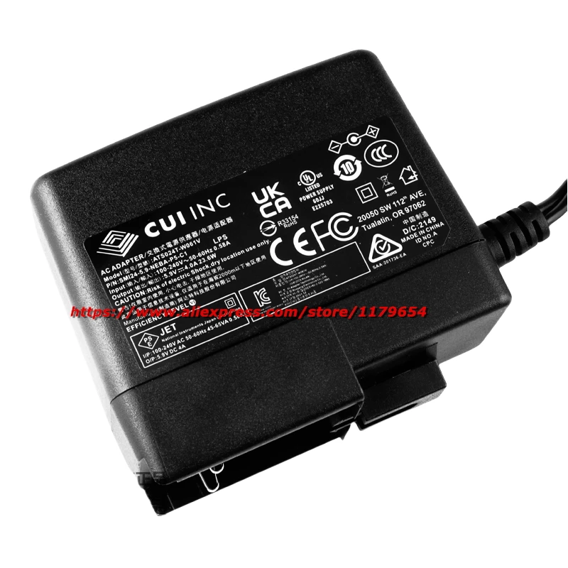 Genuino CUI INC ATS024T-W061V SMI18-5-V-P5 SMI36-5-V-P6 adaptador de corriente 5.9V4A 5V3A ~ 5A enchufe EE. UU./UE/REINO UNIDO/AU