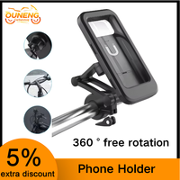 Waterproof Motorcycle Bike Mobile Phone Holder Support Universal Bicycle GPS 360° Swivel Adjustable Motorcycle Cellphone Holder