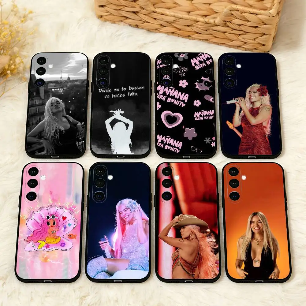 

Singer K-Karol G Amargura Phone Case For Samsung A73,72,71,53,52,51,22,91,80, Soft Black Cover