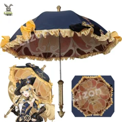 Navia Umbrella Cosplay warfare Props Costume Accessory Staff Model Gear Genshin Impact Halloween