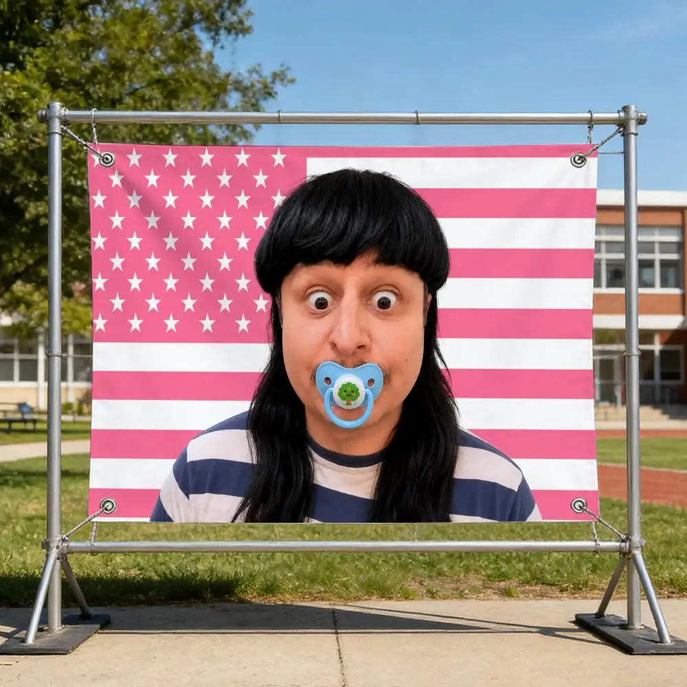Indie Singer O-Oliver Tree Flags Specialized for indoor and outdoor home decorations, outdoor camping, and bar parties