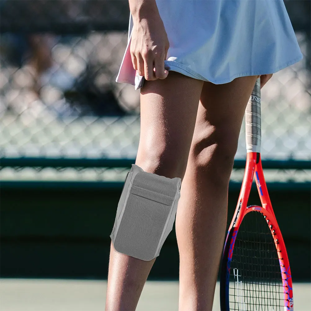 2pcs Phone Leg Pouch Adjustable Running Leg Band For 5.5-7.5 Inch Phones Sports Mobile Calf Bag Jogging Hiking Workout