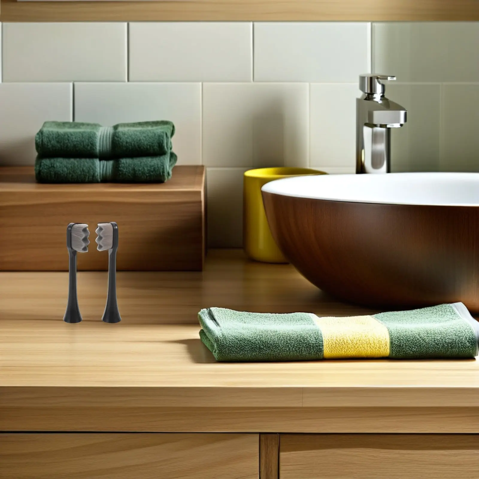 

Набор из 4 сменных насадок для электрической зубной щетки с мягкой щетиной для чувствительных десен, глубокого удаления налета, многоразовые насадки для ухода за полостью рта