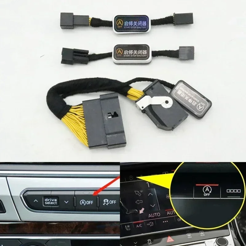 

Auto Start Stop Engine System Device Off Closer Control Sensor Cable Plug For Audi Q7 4L 4M 2010-2024