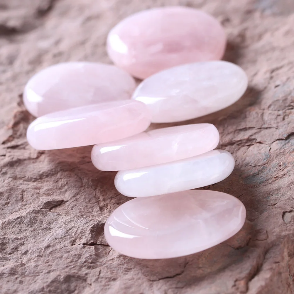 Roze Jade Massagebord Gemakkelijk vast te houden Statische gezichtsnek Terug Spa Care Tool Board Fysiotherapie Massager