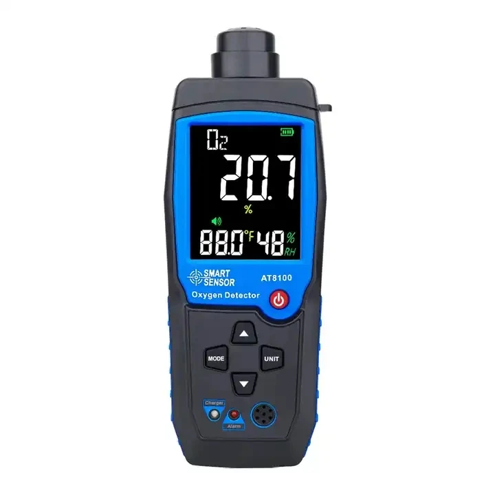 Digital Gas Analyzer O2 Automotive Portable Oxygen Analyzer 0~25% VOL O2 Gas