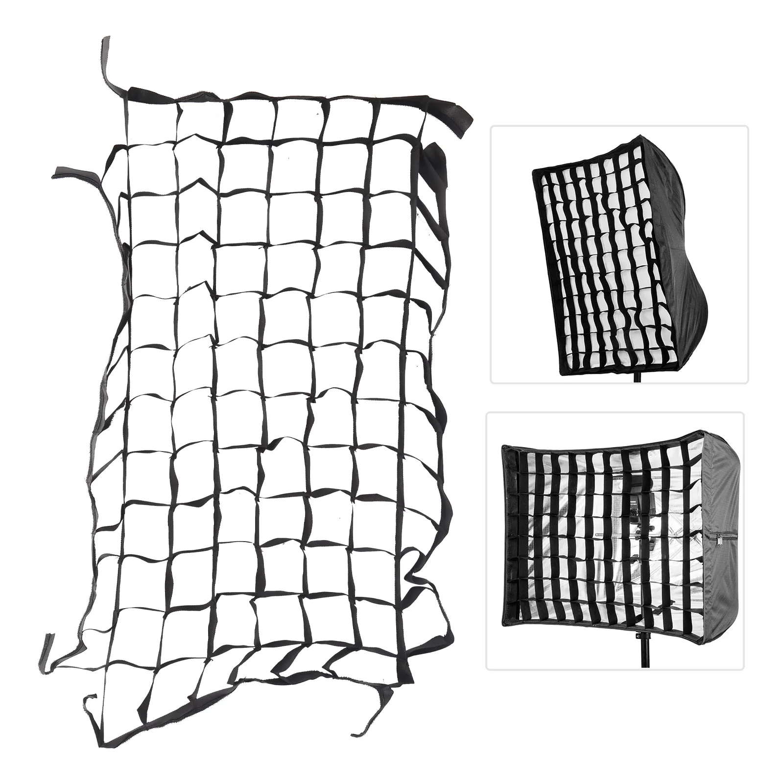 Picture 7: 50x70cm Foldable Softbox Cellular Grid Mesh for Photography Shooting Studio Accessories Softbox Cellular Grid Softbox Grid Mesh