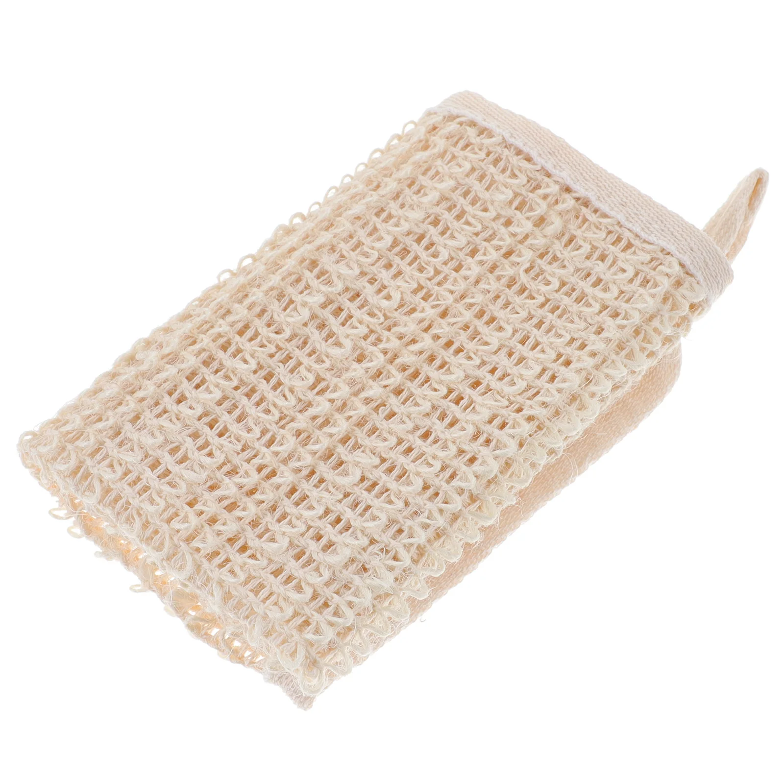 

Cotton Linen Bath Towel Exfoliating Cloth Body Scrubber Soft Foaming Tool Professional Practical Easy Hanging Promotes