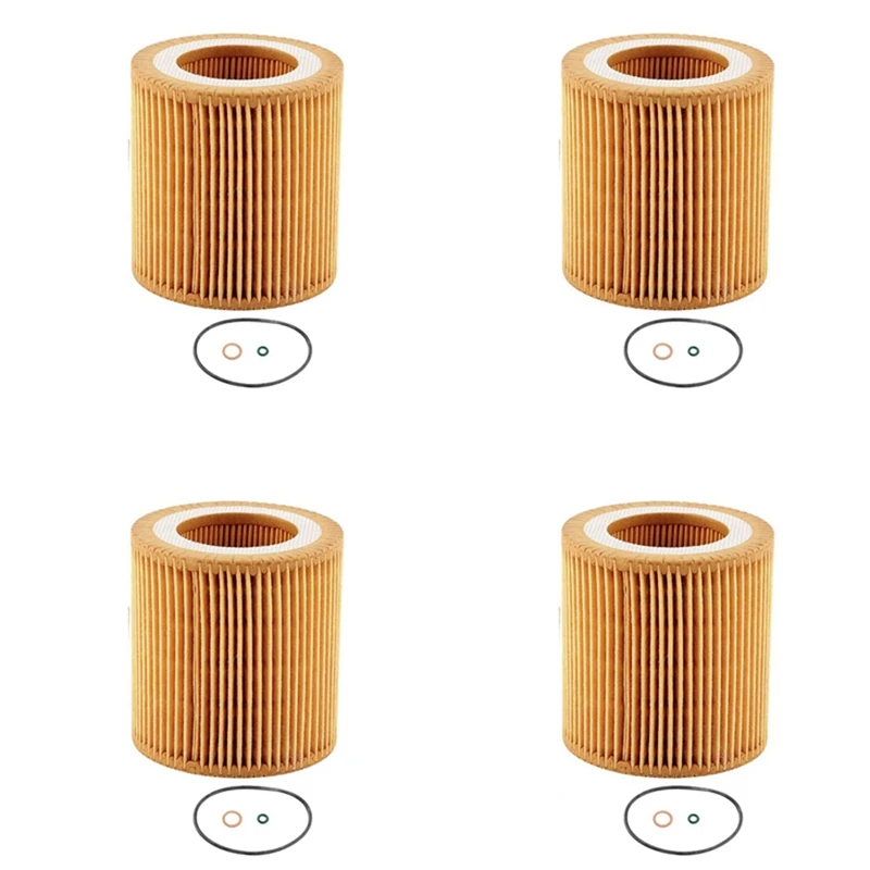 4X 11-42-7-953-129 Engine Oil Filter For-BMW F22 F23 F30 F34 228I 320I 328I 428I 428I 528I X1 X3 Z4 11427953129