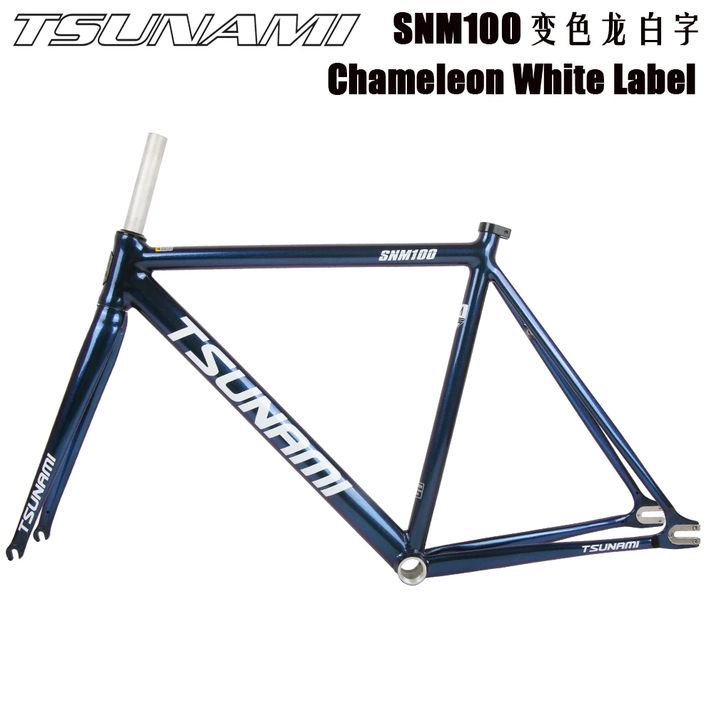 TSUNAMI SNM100 700c アルミ固定ギアフレーム 49-58cm