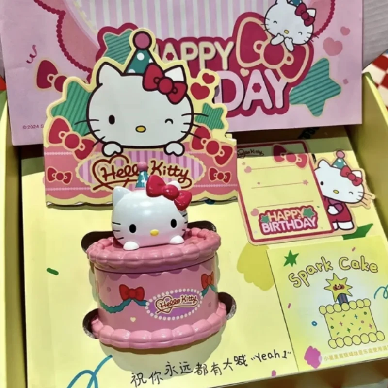 In Stock Sanrio Candle Cake Shape Aromatherapy Cute Hello Kitty Pochacco Kuromi Indoor Household Children Birthday Decor Gift