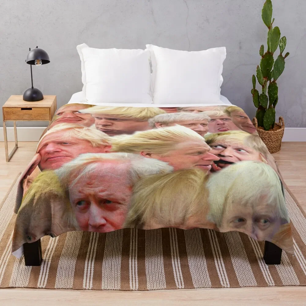 

Boris Johnson Throw Blanket Nap Fluffy Softs Blankets