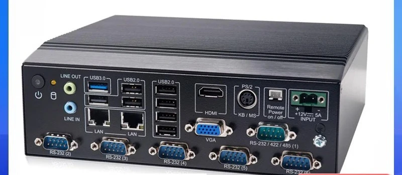 Miniature fanless embedded j1900 quad-core industrial mini host