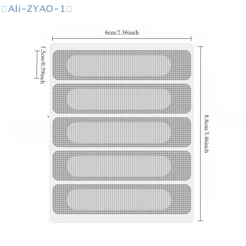 【ZYAO-1】 Patch d'écran de fenêtre Grille d'échappement Anti-moustique pâte maille moustiquaire maille Invisible réparation subvention