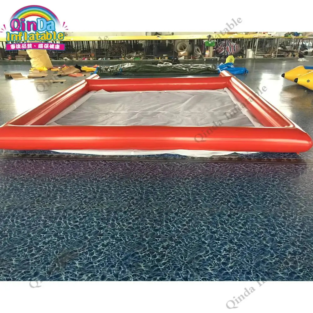 Nadmuchiwane wyposażenie do zabaw w wodzie, nadmuchiwany basen morski 4x3x3m, nadmuchiwany basen jachtowy chroniący przed meduzami