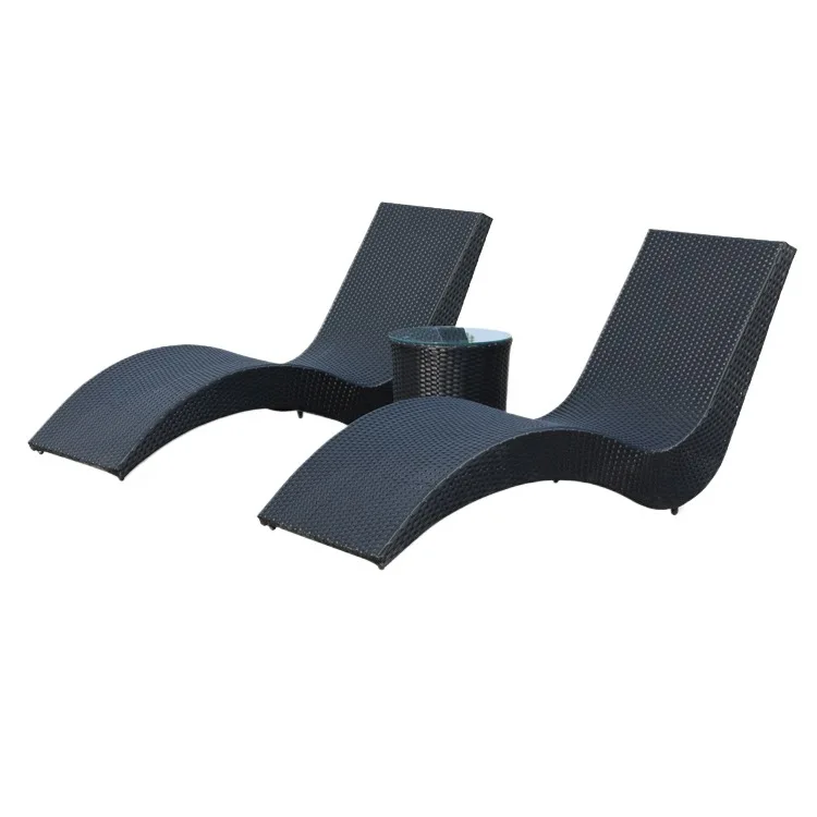 

Открытый шезлонг для бассейна, водонепроницаемый солнцезащитный крем, уличный шезлонг из ротанга, двор B & B, отель на открытом воздухе, балкон, отдых