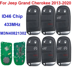 Mando a distancia inteligente CN086042 2/3/4/5 para Jeep Grand Cherokee 2013-2020 entrada sin llave 433MHz ID46 PCF7945 M3N40821302