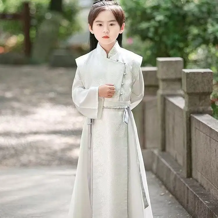 Маленький принц, детский костюм ханьфу в традиционном китайском дворцовом стиле, винтажный костюм рыцаря для мальчиков, танцевальное платье для выступлений на сцене, костюм Тан