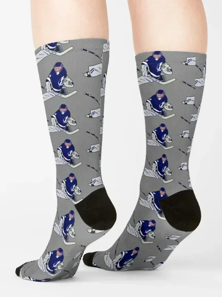 Andrei Vasilevskiy Socks crazy hiphop Stockings compression funny sock Boy Socks Women's