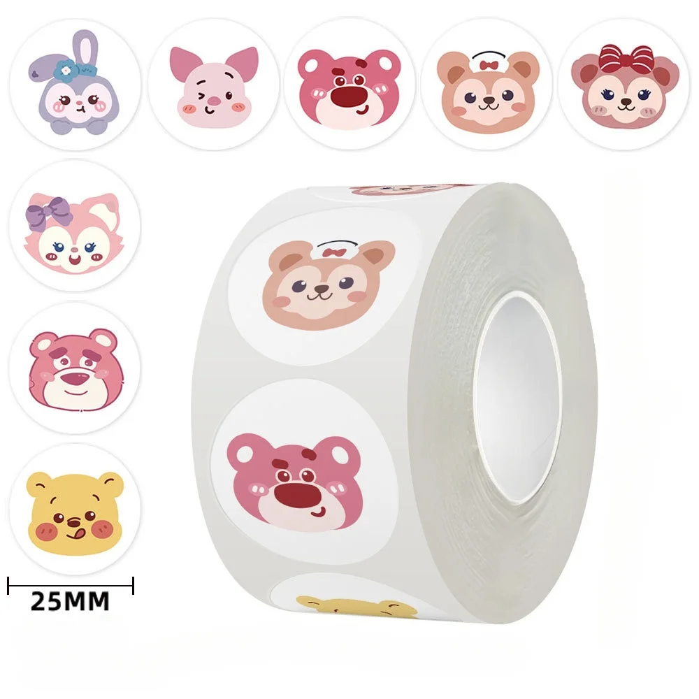 500 vellen/rol Sanrio grote familiestickers cartoon graffiti stickers kinderstickers autostickers cadeau scène aankleden