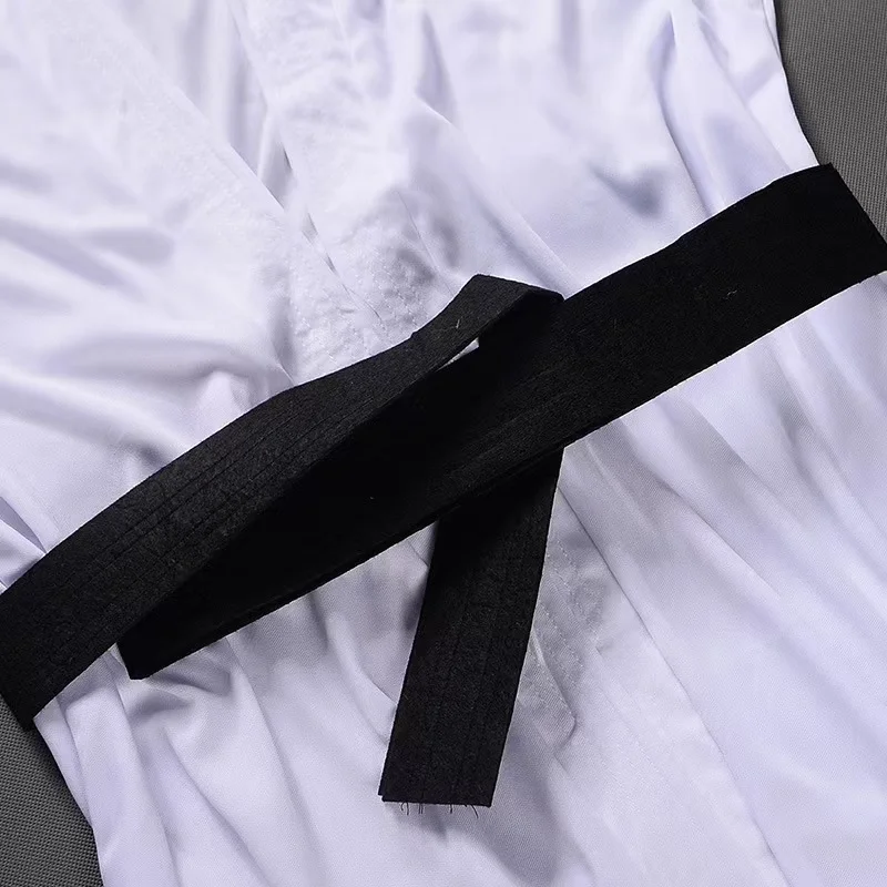 Street Fighter Ryu Ken Cosplay Costume PS4 Game White Red Martial Arts Uniform T Shirt Pants Suit Men's Karate Outfit for Adult view 2