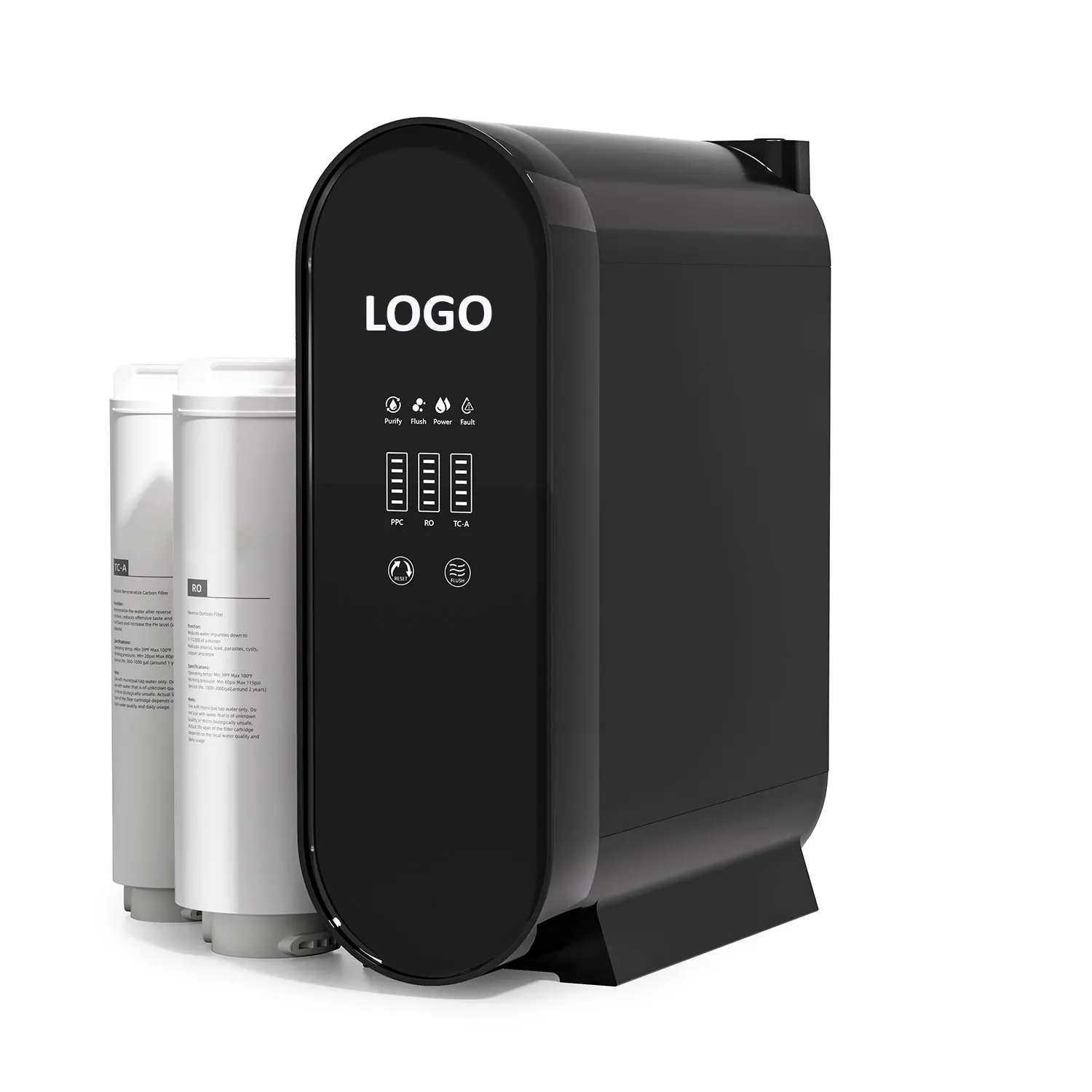 Tankless Design 800G  UnderSink  RO Reverse Osmosis System With Precise&Detailed Display