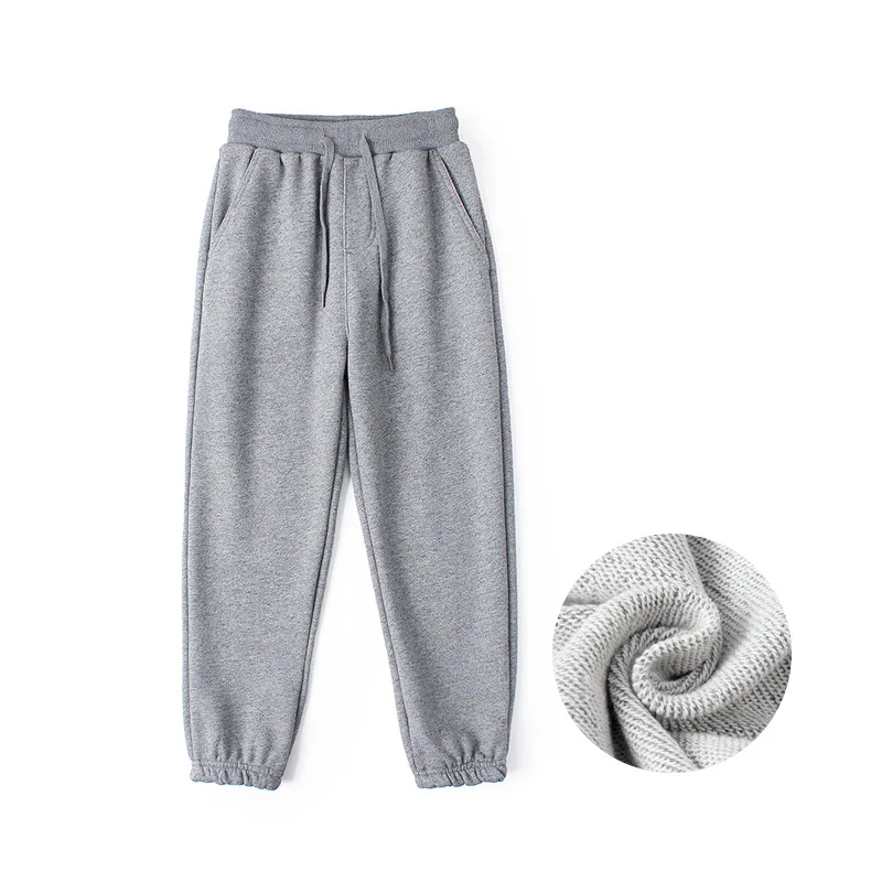 Boys Pants Casual Children Solid Color Long Sweatpants Fashion Teenage White Jogger Trousers Korean Spring Autumn Thicken Pant