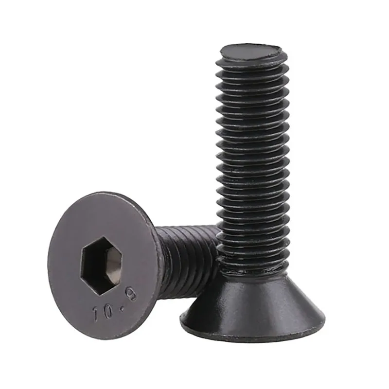 Countersunk Socket Head Screws Grade 10.9 Bolts Black M3 M4 M5