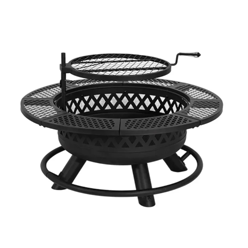 

Grill Fireplace Firewood Stove Tea Heater Household Garden 36 Inch Campfire BBQ Table