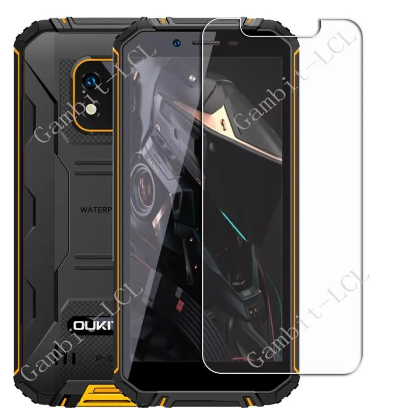 2 szt. Dla Oukitel WP18 5.93 "HD ochrona ze szkła hartowanego na OukitelWP18 folia zabezpieczająca ekran telefonu — zdjęcie 3