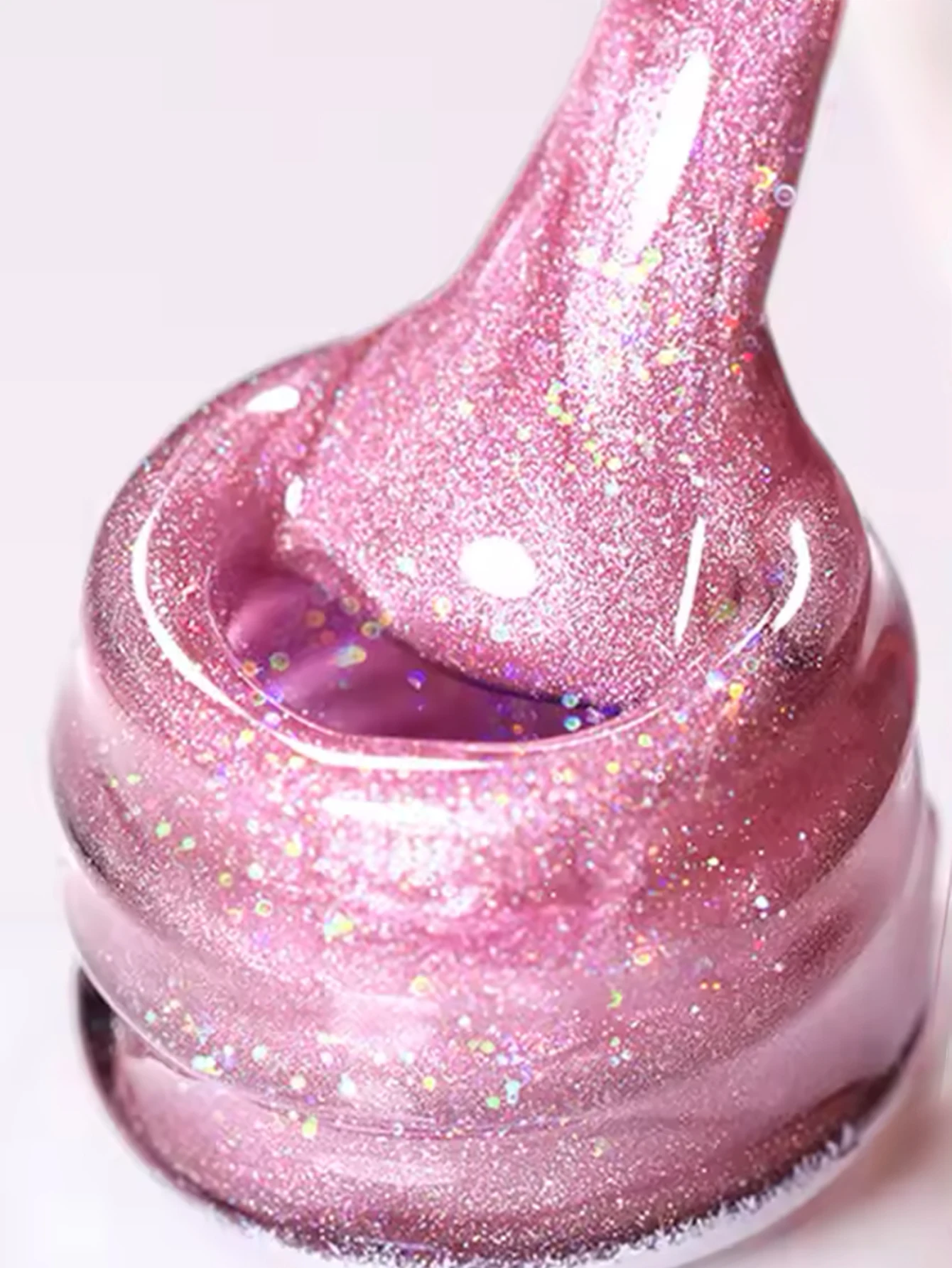 1pcs WS Rainbow Cystal Cat Eye Light Therapy Gel Nail Polish 2025 New Aurora Color Crystal Cat Eye Nail Art Nail Supplies