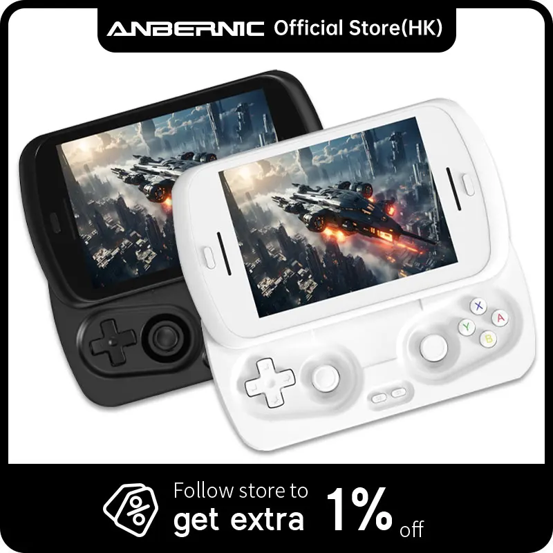 

Anbernic RG Slide Retro Handheld Game Console 4.7-inch LTPS in-Cell Screen Capacitive Joystick Android 13 System Support AI 5G