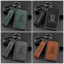 For Changan AVATR 11 2022 2023 2024 AVATAR 11 Car Key Case Cover Key Bag Styling Holder Shell Keychain Protection Accessories