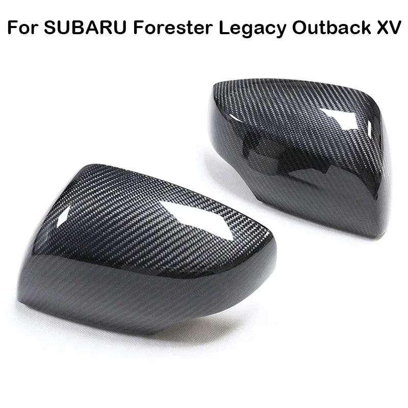 

For Subaru Forester SH LEGACY 2012-2018 Real Carbon Fiber Car Door Side Mirror Covers Side Mirror Cover Trim Cap Shell Case