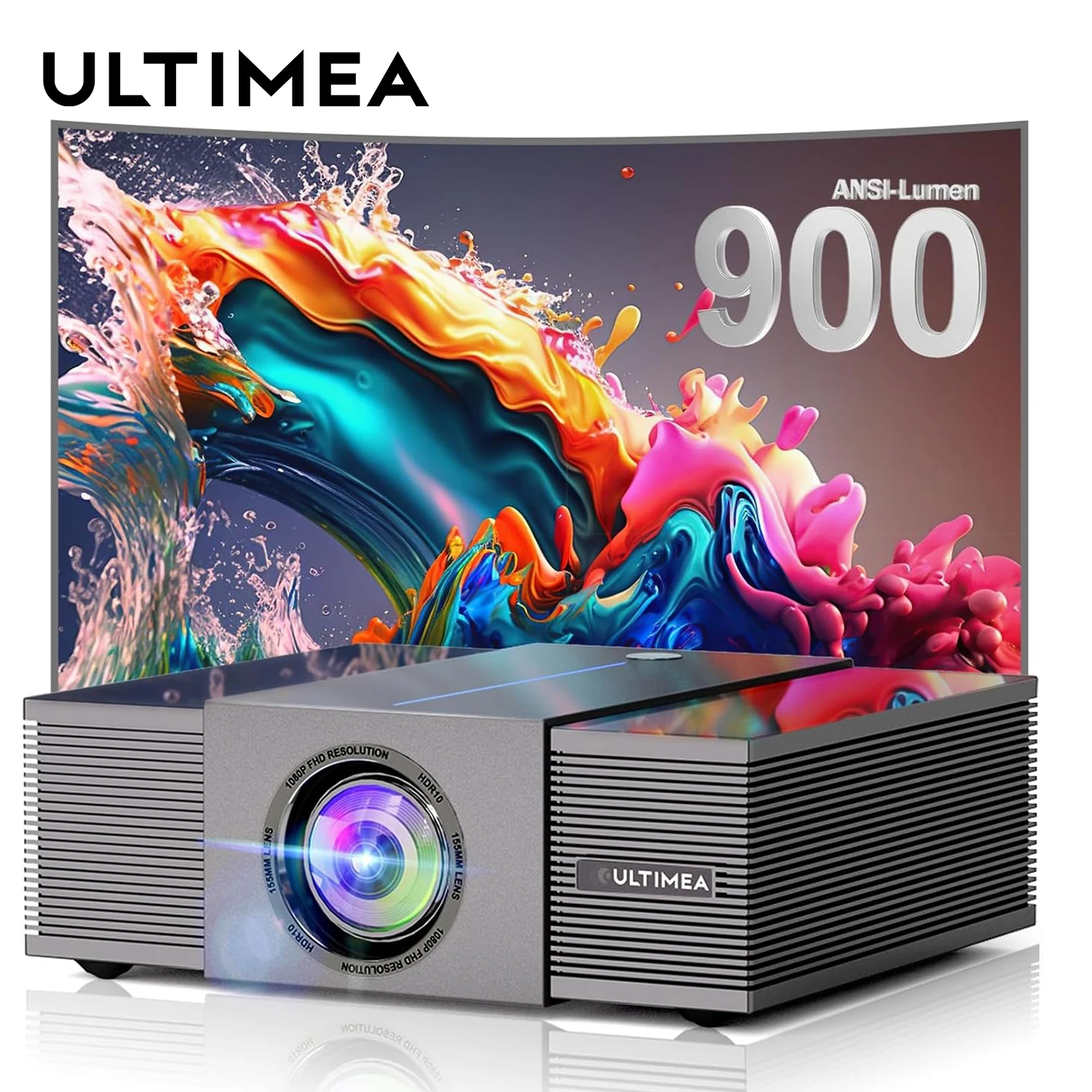 

ULTIMEA Native 1080P Projector 4K Home Theater Projector with Obstacle Avoidance,Auto Focus,6D Keystone,5G WiFi Bluetooth Beamer