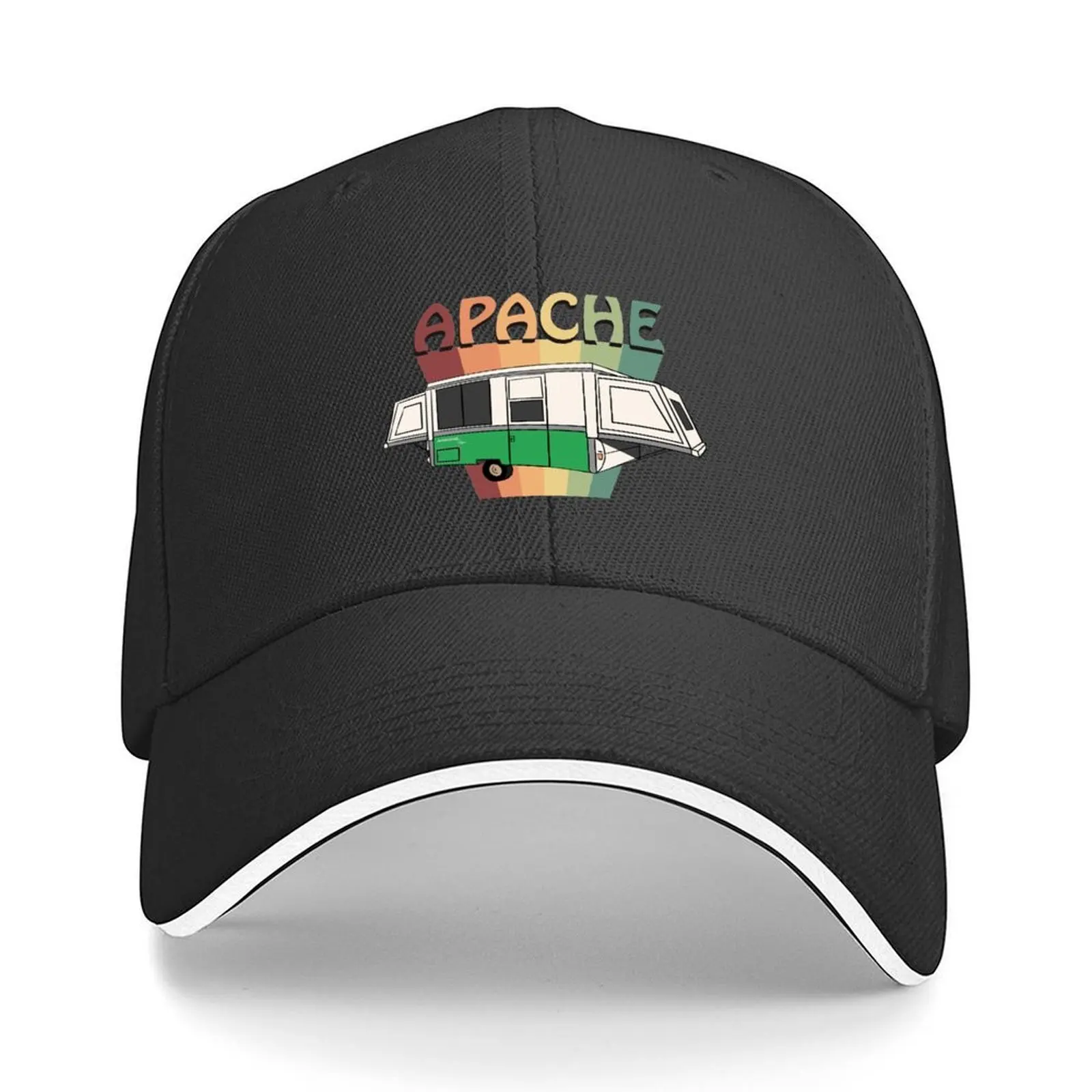 

Apache Royal pop up camper 1975 Baseball Cap Hat men western Hat Luxury Brand Fishing cap Women's Golf Clothing Men's